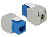 Delock Keystone Modul Cat.6, UTP, blau