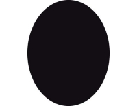 Securit Kreidetafel Silhouette Klett Oval