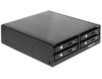 Delock HDD Einbausatz, 4x 2.5 HDD in 5.25