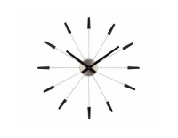 NexTime Wanduhr Plug Inn Schwarz