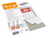 Peach Einbanddeckel weiss