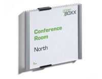 Durable Türschild Info Sign silber