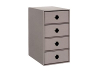 Rössler S.O.H.O. 4er Schubladenbox taupe