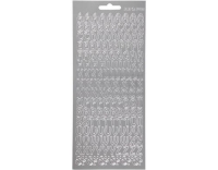 Creativ Company Sticker Buchstaben silber