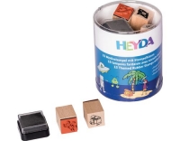 Heyda Stempeldose Piraten u. Raumfahrt