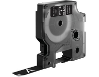 Dymo Schriftband D1, 12mm x 7m, Band: schw.