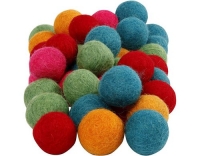 Creativ Company Filzkugeln farbig
