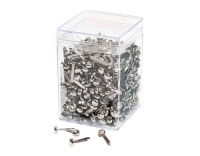 WEDO Rundkopfklammer vernickelt