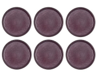 Bitz Speiseteller 21cm schwarz/violett