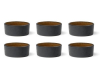 Bitz Snackschale 7.5cm schwarz/gelb