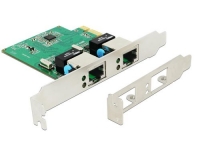 Delock PCI Express 2x RJ45, 1 Gbps