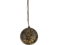 Star Trading LED Kugel Glow 20cm Anthrazit