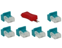 Delock RJ45 Verriegelung Clip mit Stecker