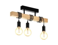 EGLO TOWNSHEND Deckenleuchte schwarz,braun