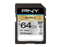 PNY SDXC Card Elite-X UHS-I U3 64GB