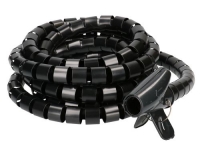 Spiroschlauch NW25, 3m, schwarz