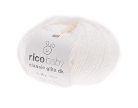 RICO Baby Classic Glitz DK, weiss, 165 m