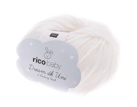 RICO Baby Dream Uni DK, weiss