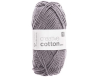 RICO Creative Cotton, maus-grau