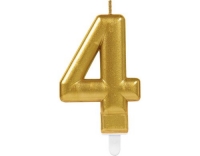 Amscan Kerzen Zahl 4 Sparkling Celebrations