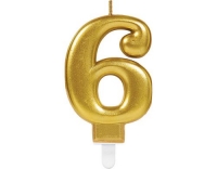 Amscan Kerzen Zahl 6 Sparkling Celebrations