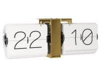 KARLSSON Wanduhr No Case, Messing, Weiss