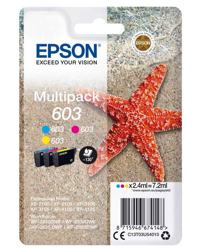 Tinte Epson C13T03U54010 3er-Pack Y,C,M