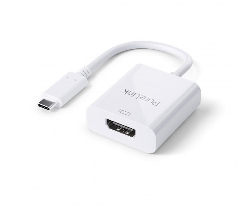 PureLink Adapter USB-C - HDMI 2.0 Weiss