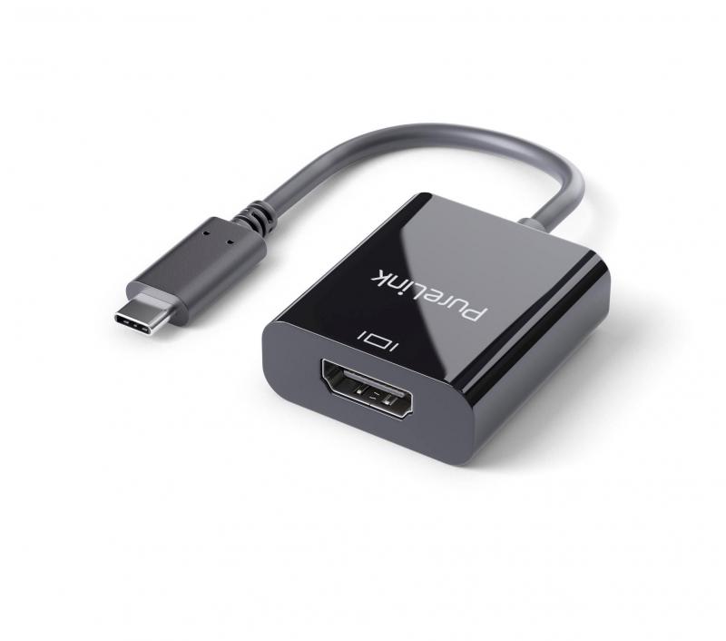PureLink Adapter USB-C - HDMI 2.0 Schwarz