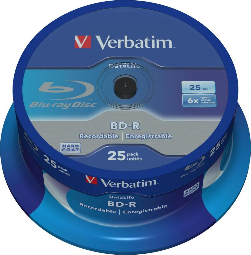 Verbatim  BD-R 6x Single Layer 25GB