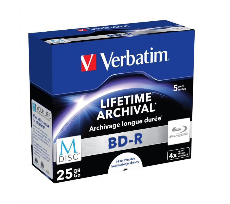 Verbatim BD-R M-DISC 25GB 5er P