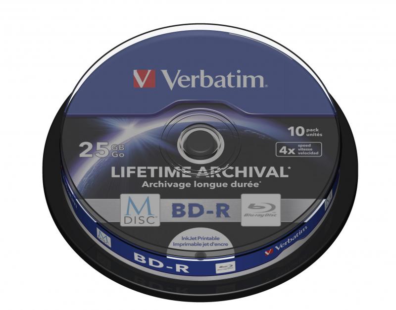 Verbatim BD-R M-DISC 25GB 10er P