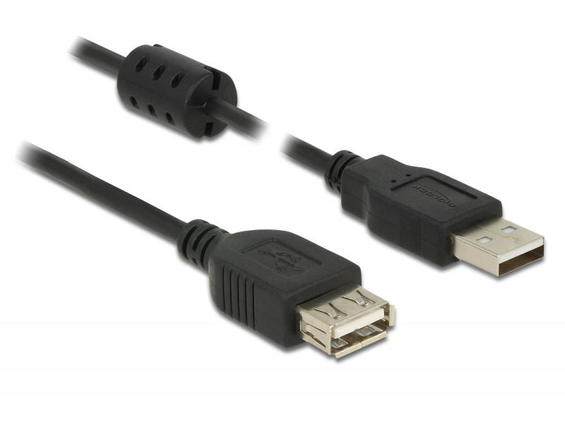 Delock USB2 Verlängerungskabel A-A, 1m
