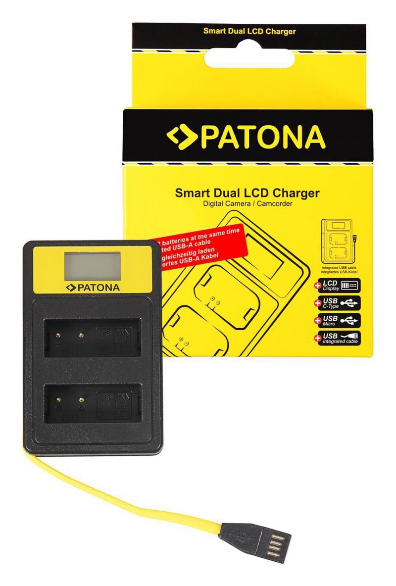 PATONA Smart Dual LCD USB Ladegerät