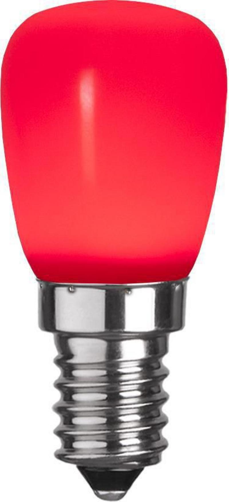 LED Lampe E14 ST26 Rot