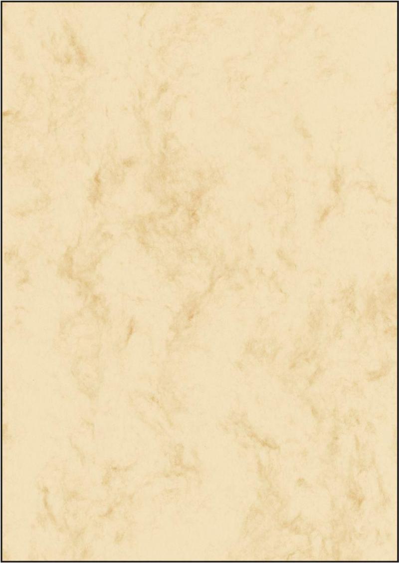 Sigel Marmor-Papier beige beidseitig A4