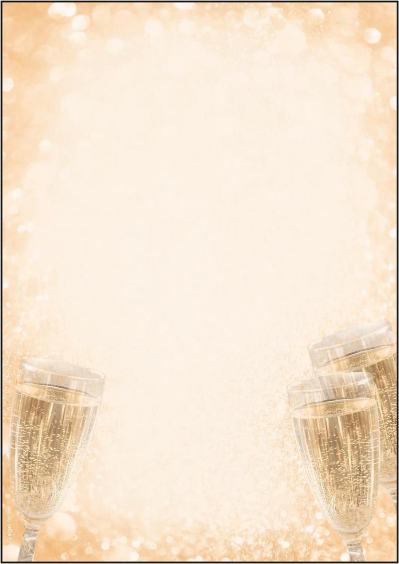 Sigel Motiv-Papier Champagne A4