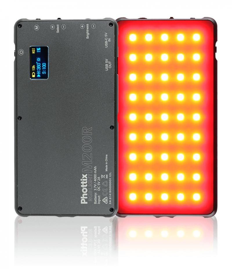 Phottix Video RGB LED Light M200R