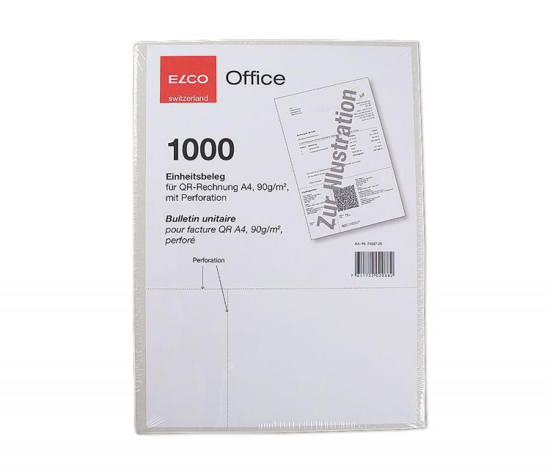 Elco Rechnungsformular A4 1000er Schachtel
