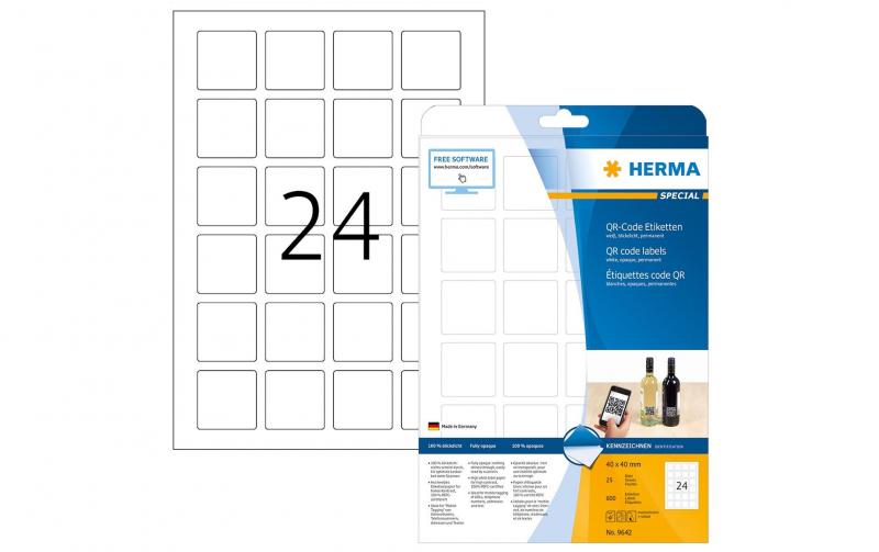Herma Etiketten QR Code 9642 40 x 40mm