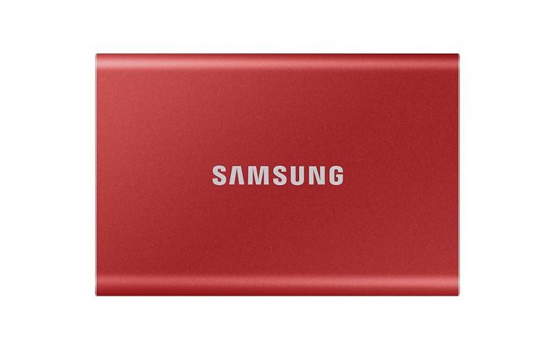 SSD Samsung Port. SSD T7 500GB Metallic Red