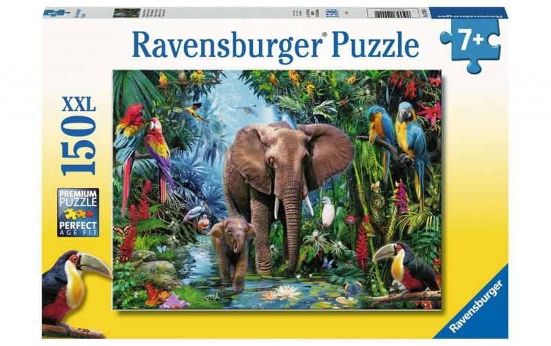 Puzzle Dschungelelefanten