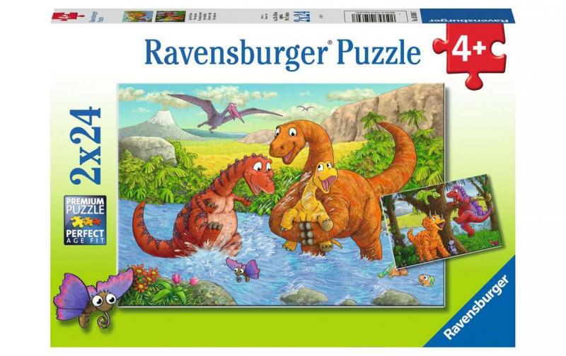 Puzzle Spielende Dinos