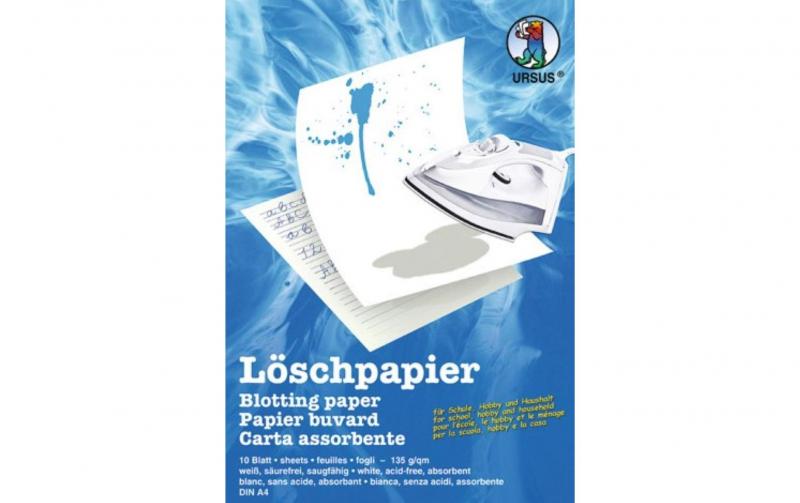 URSUS Löschpapier A5, 135 g/qm
