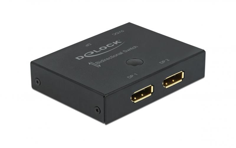 Delock 2 Port Displayport Switchbox 8K 30Hz
