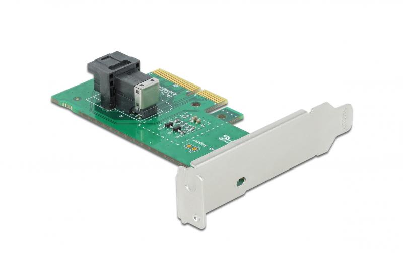 DeLock PCIe-x4 Karte für 1x U.2 SSDs