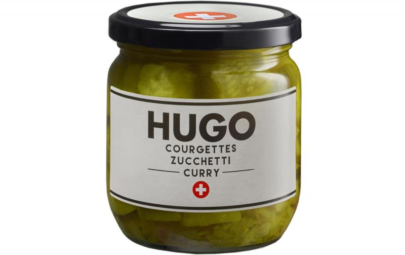 Schweizer Zucchetti in Curry Hugo