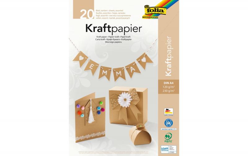 Folia Kraftpapier A4 Uni