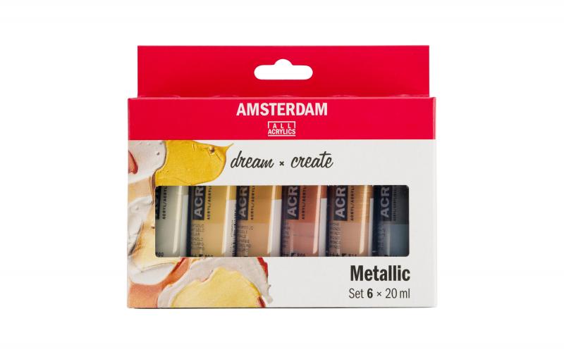 Amsterdam Acrylfarbe Metallic