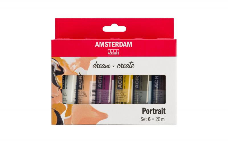 Amsterdam Acrylfarbe Portrait